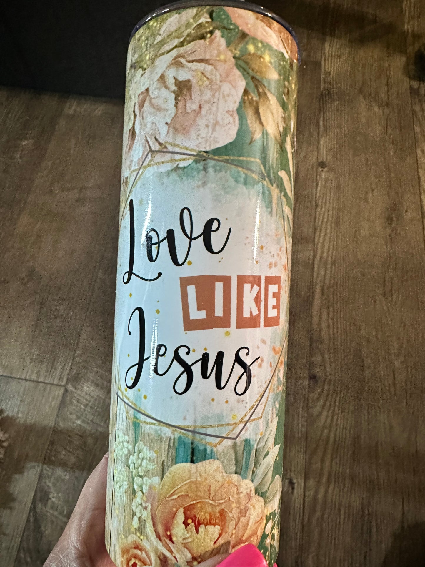 Love like Jesus 20 oz tumbler