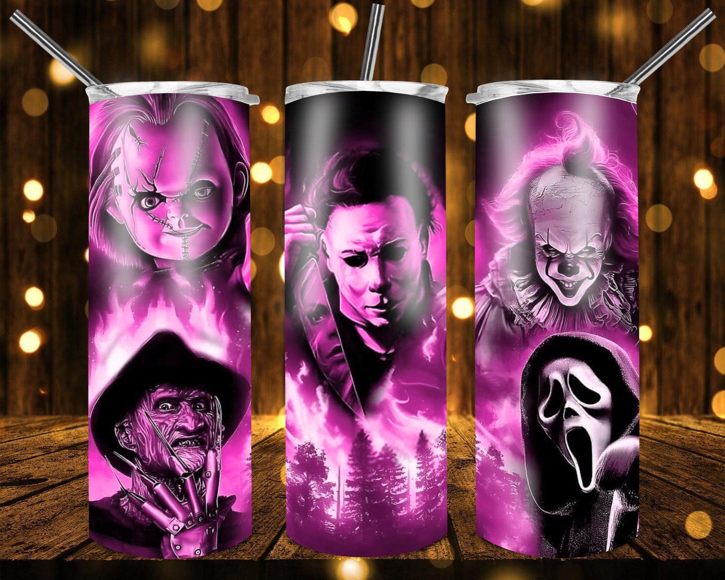 Purple Horror 20 oz Tumbler