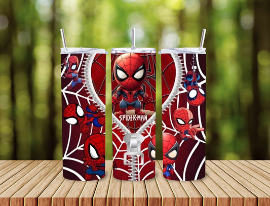 🕸️ Web-Slinger Kids Tumbler – 20oz