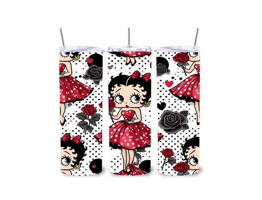 👠❤️ Vintage Glam 20 oz Tumbler – Sassy Style in Every Sip! 🥤
