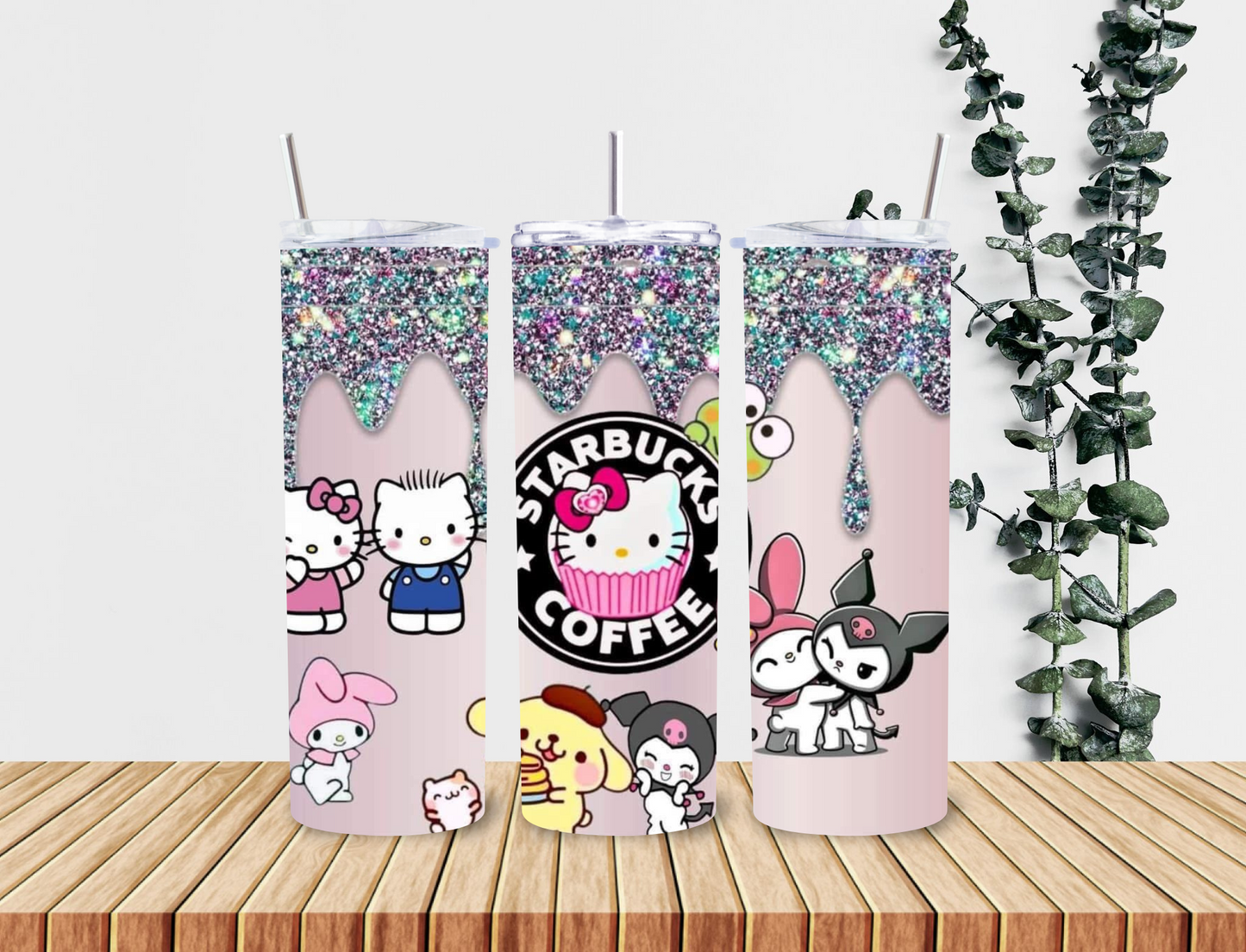 Cute Companion Kitty and friends Tumbler 🐾💖