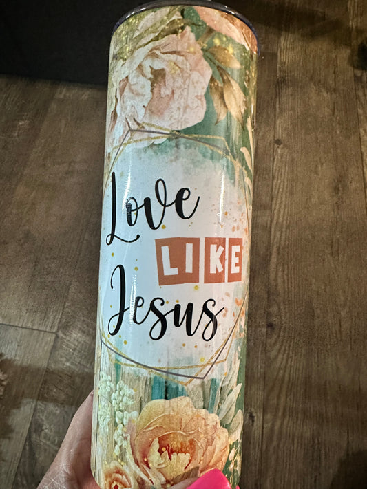 Love like Jesus 20 oz tumbler