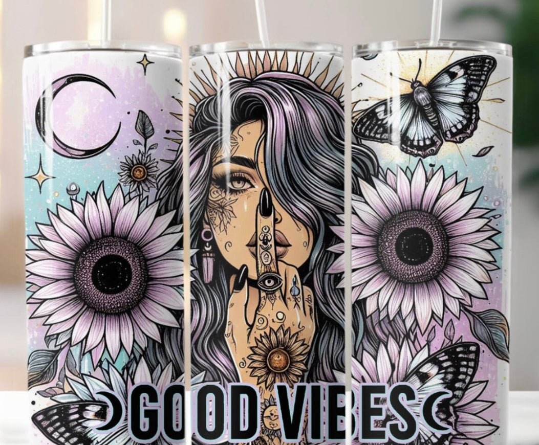 Good Vibes Only 20 oz tumbler