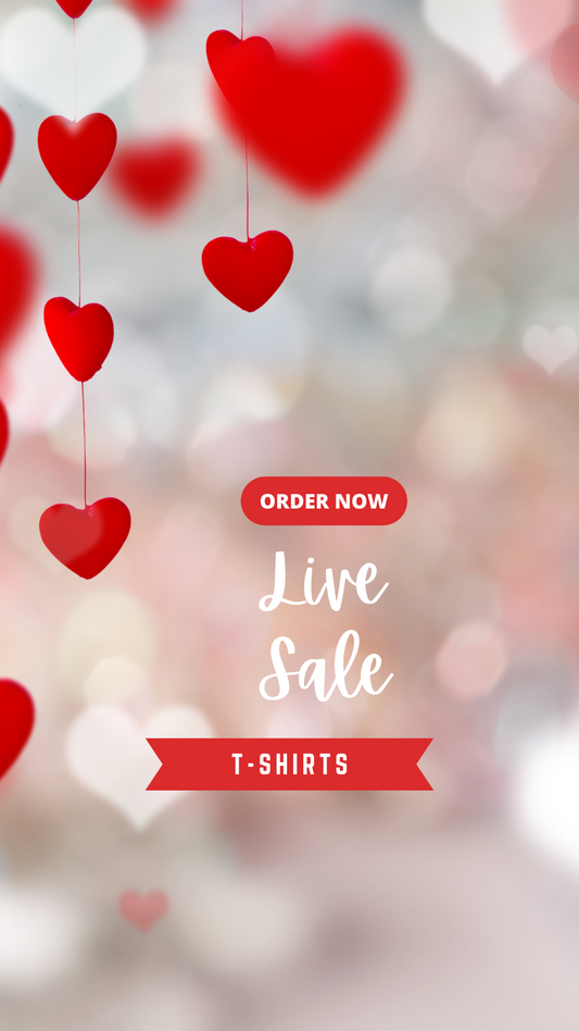 Live T-Shirt Sale