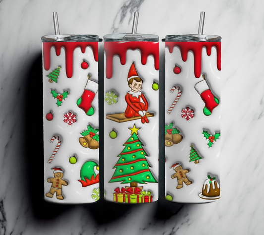 Elf On The Shelf 12oz  Tumbler