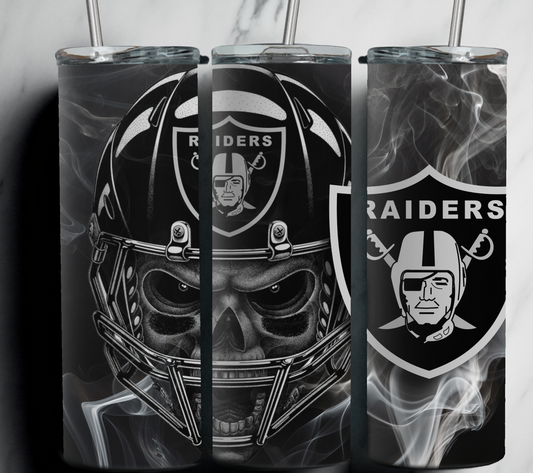 Inspired Raiders Skeleton  20 oz Stainless Steel Tumbler