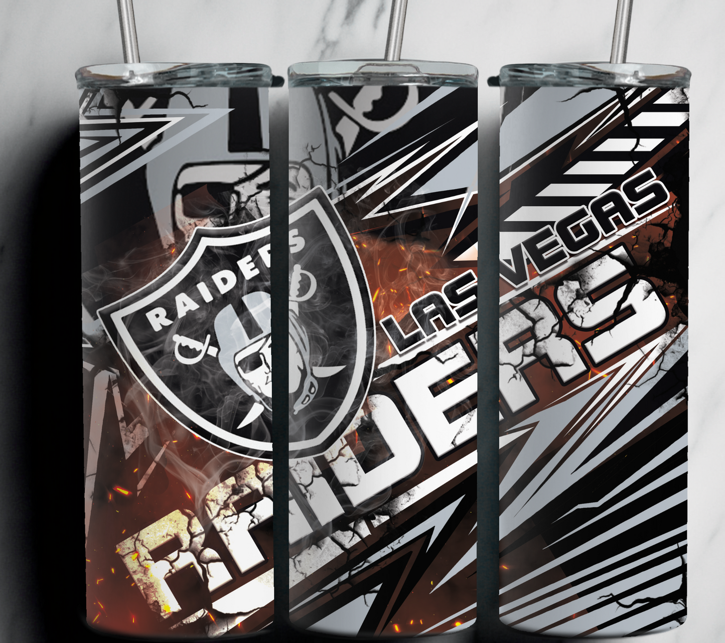 Inspired Raiders  20 oz Stainless Steel Tumbler