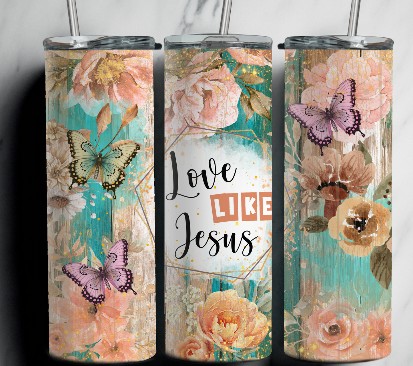 Love Like Jesus  20 oz Stainless Steel Tumbler