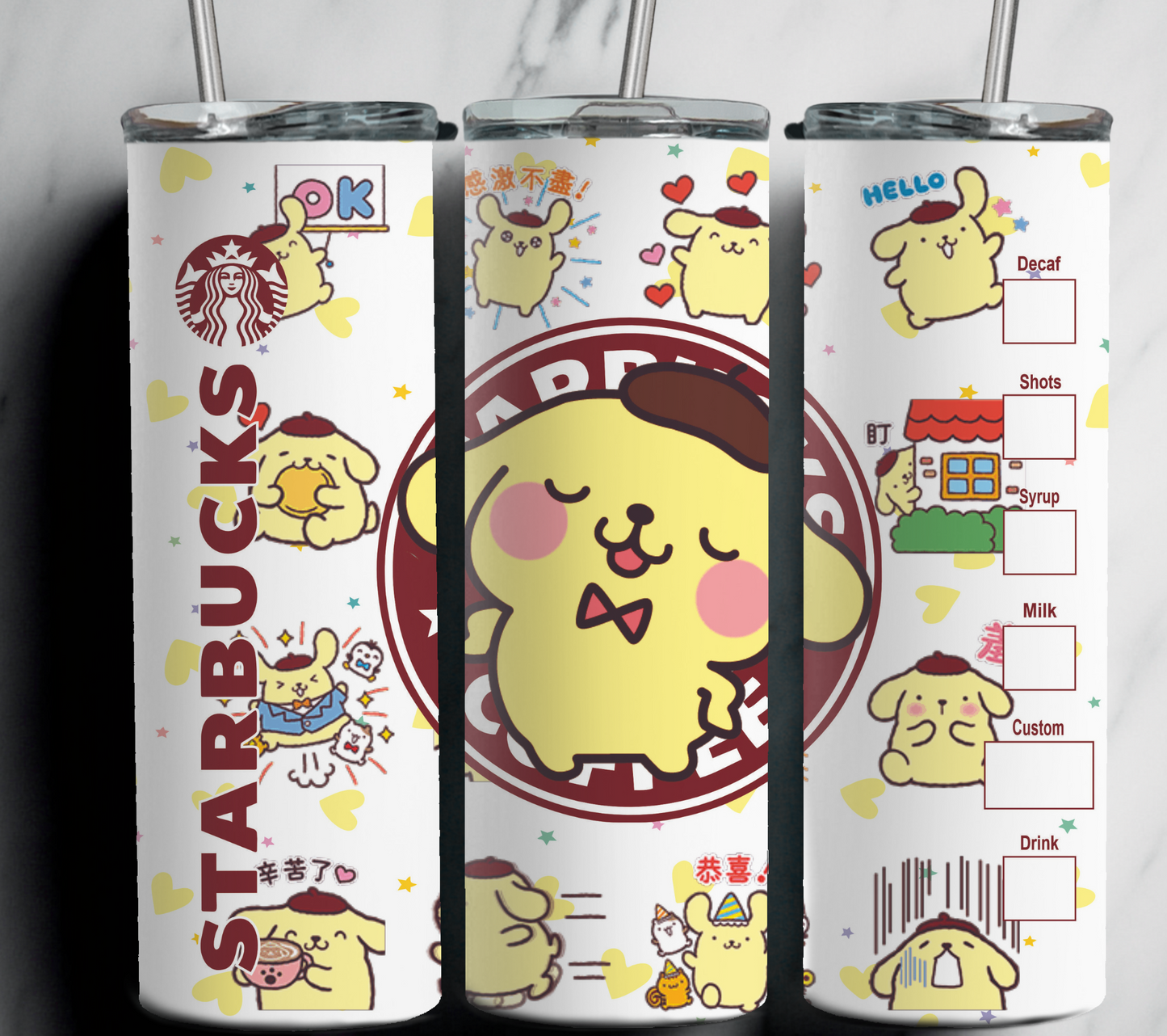 Inspired Sanrio Cinnamoroll 20 oz Stainless Steel Tumbler