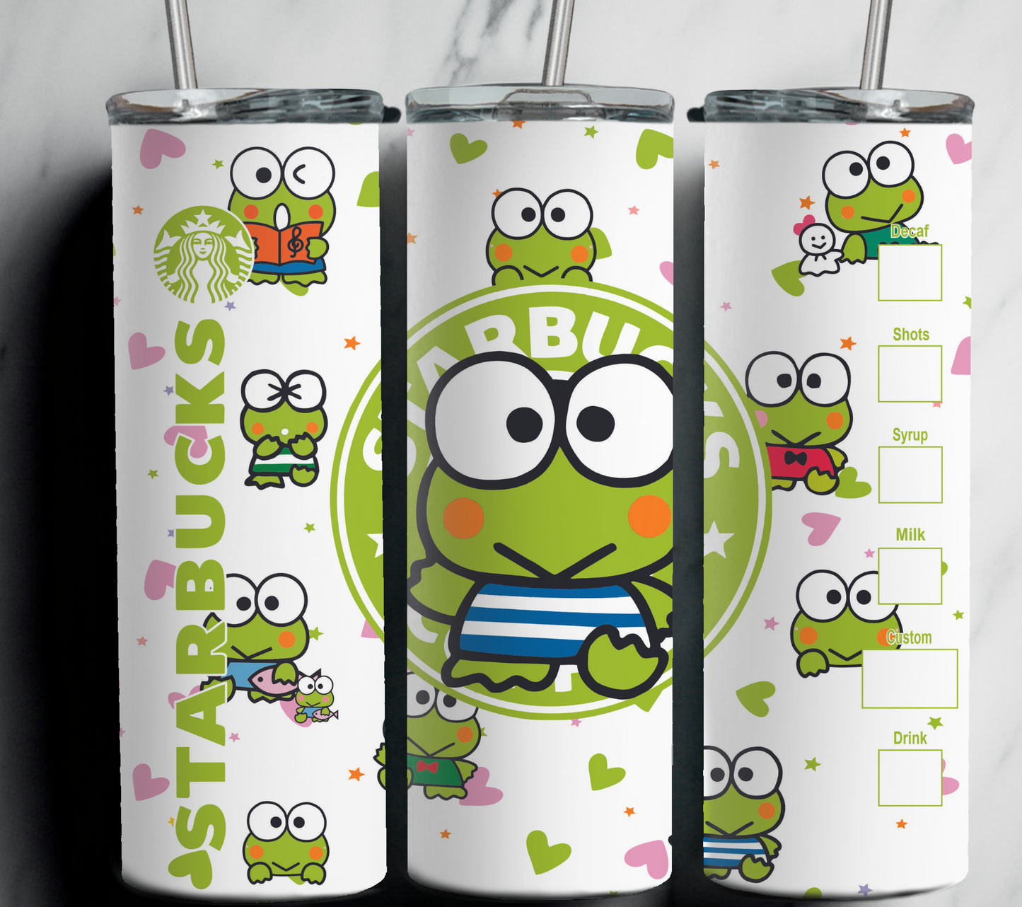 Inspired Keroppi 20 oz Stainless Steel Tumbler