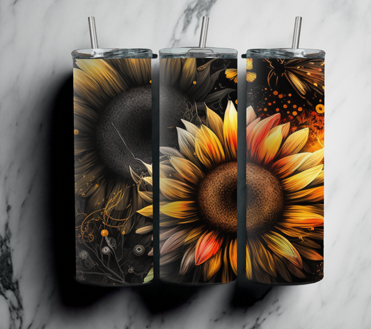 Sunflower Fall 20 oz Tumbler