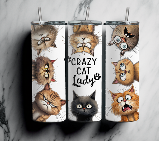 Crazy Cat Lady 20oz Tumber