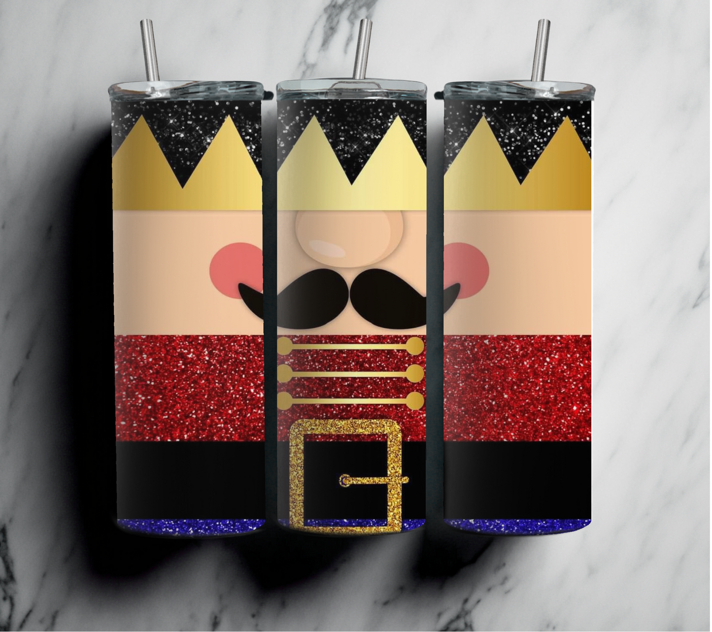 Nutcracker Christmas 20oz Stainless Steel Tumbler