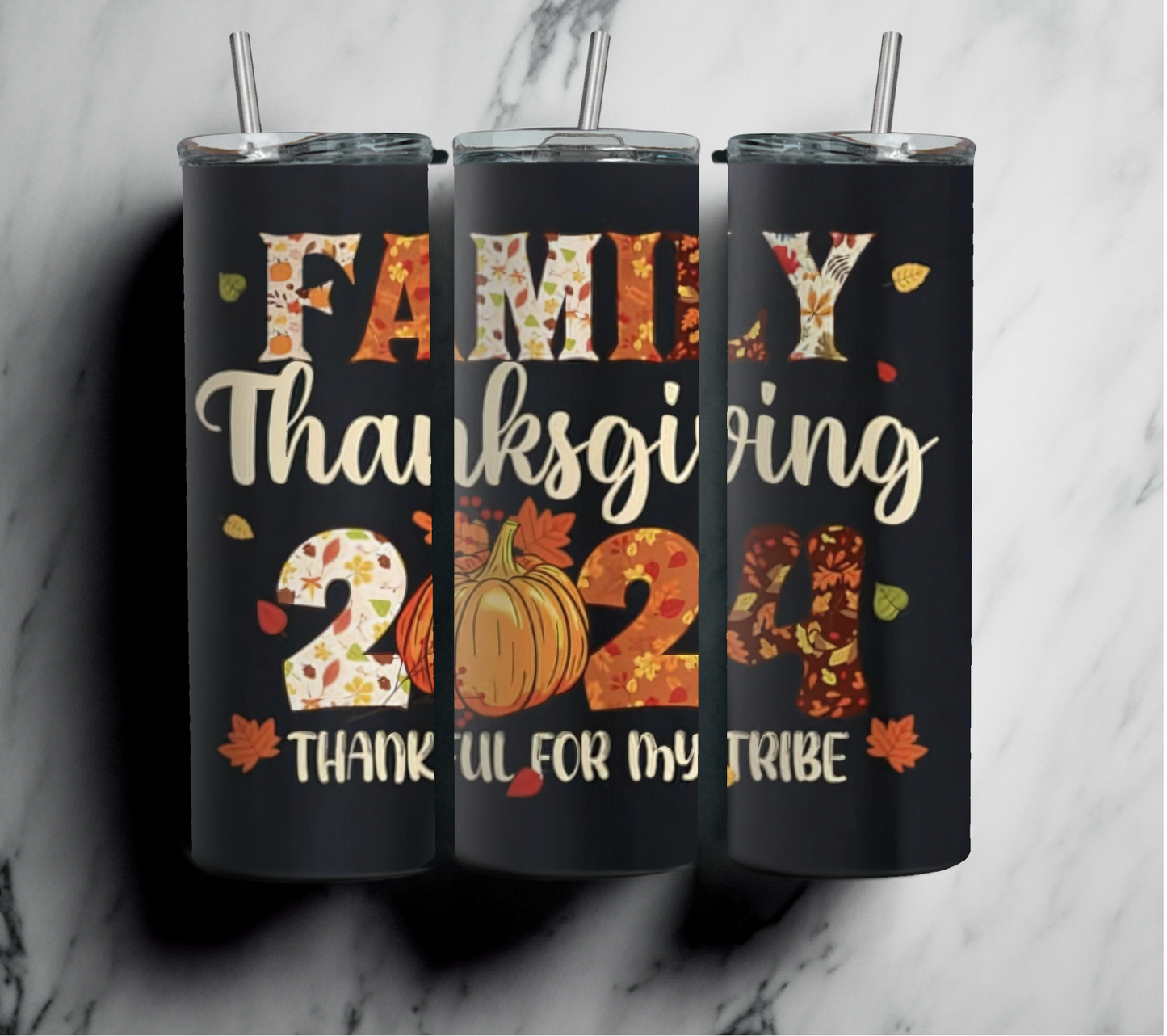 Family Thanksgiving 2024 20os Tumbler