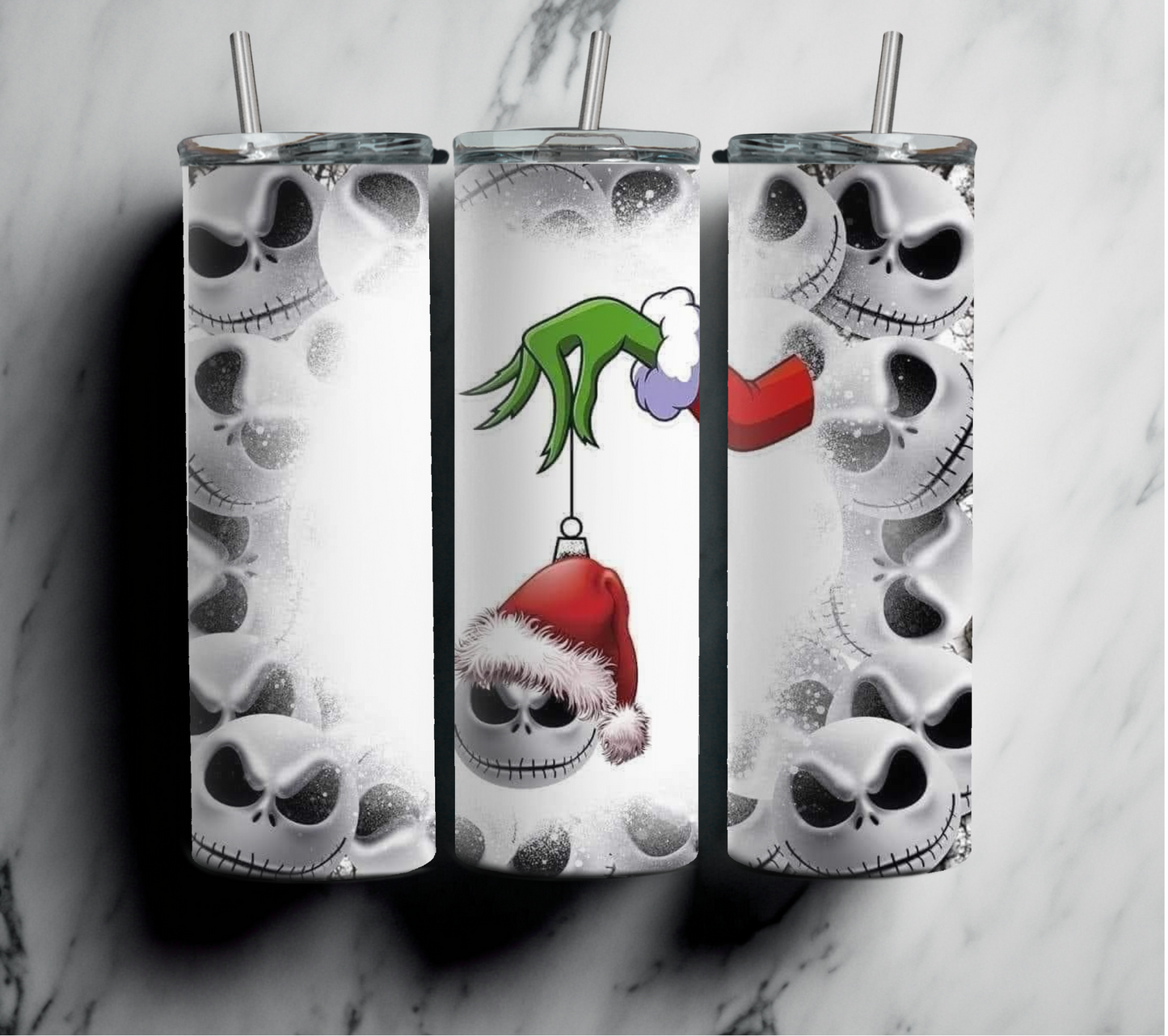 Christmas Jack Ornament 20oz Stainless Steel Tumbler