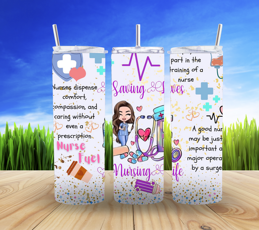 💪💖 Strong Loving Women Nurse 20oz Tumbler 🌟✨