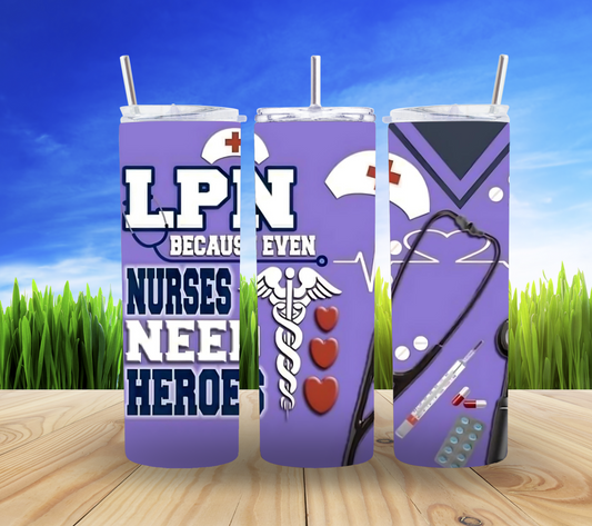 💉✨ LPN Nurse 20oz Tumbler 🌟💖