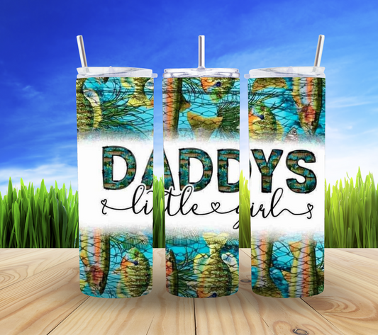 Daddy's Little Girl Fishing Tumbler 🎣❤️ - Making Memories!
