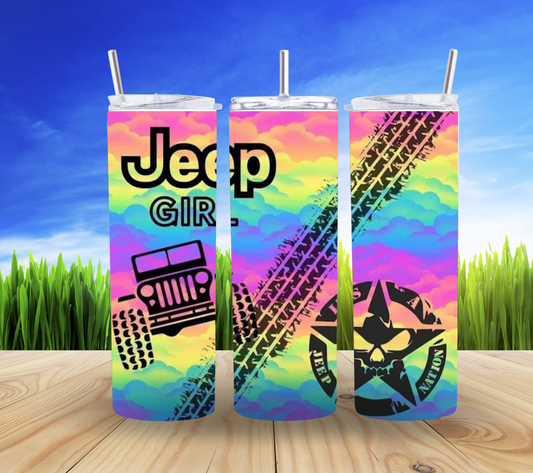 Jeep Girl Tumbler 🚙💖 - Ready for Adventure!