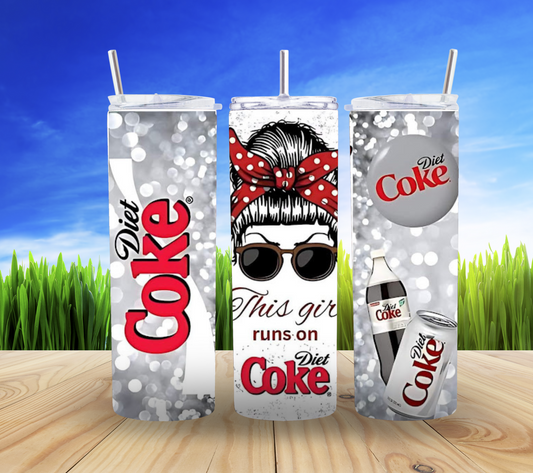 Just a Girl Who Loves Diet Cola Tumbler 🥤💖 - Sip in Style!