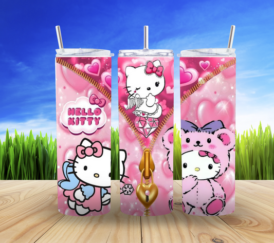 H Kitty Zipper Charm 🌸✨ - Kawaii Style!