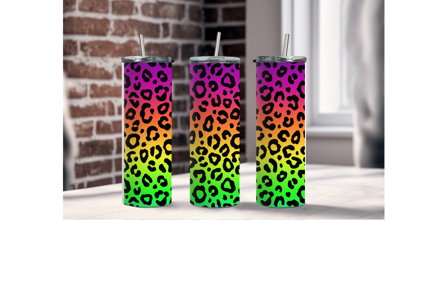 LEOPARD || Sublimation Tumbler || Stainless Tumbler