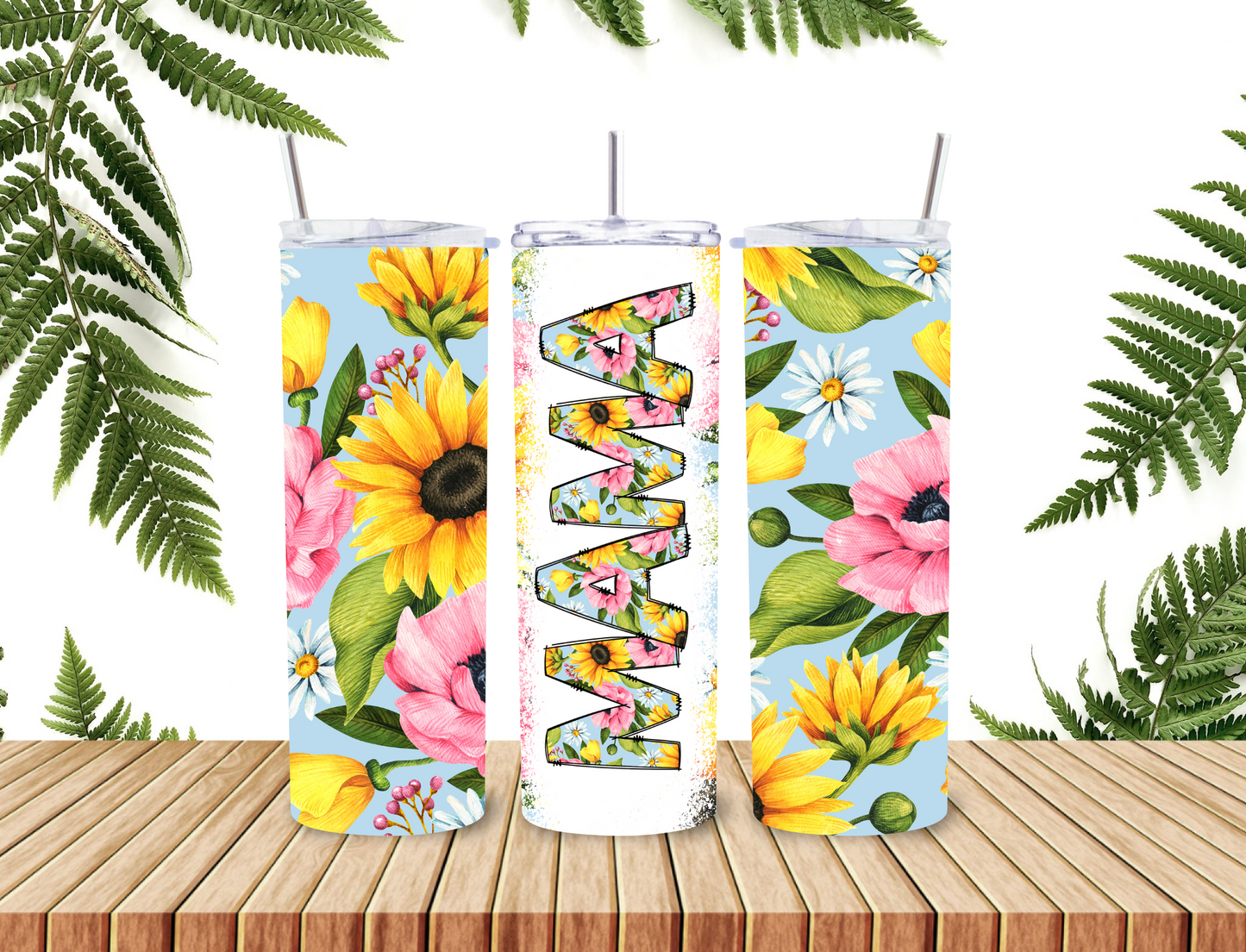 🌻 Mama Sunflowers - 20oz Tumbler 🌻