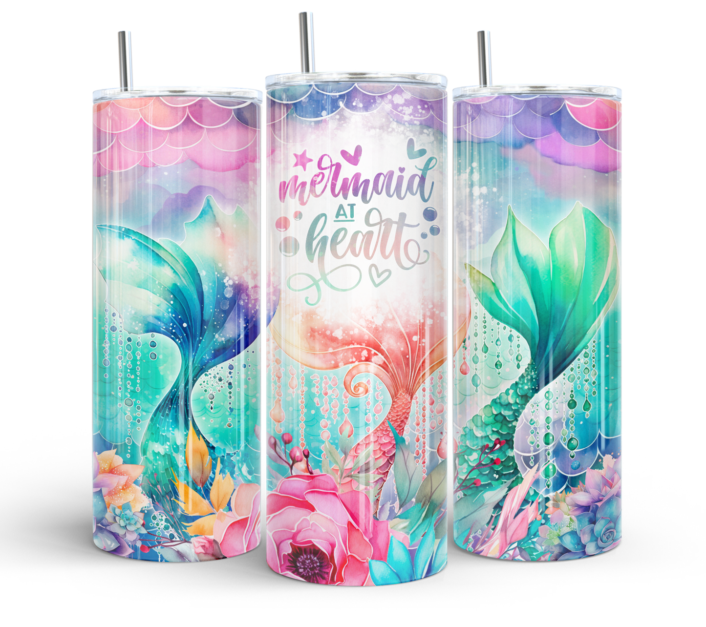 Mermaid at Heart 20 oz Tumbler