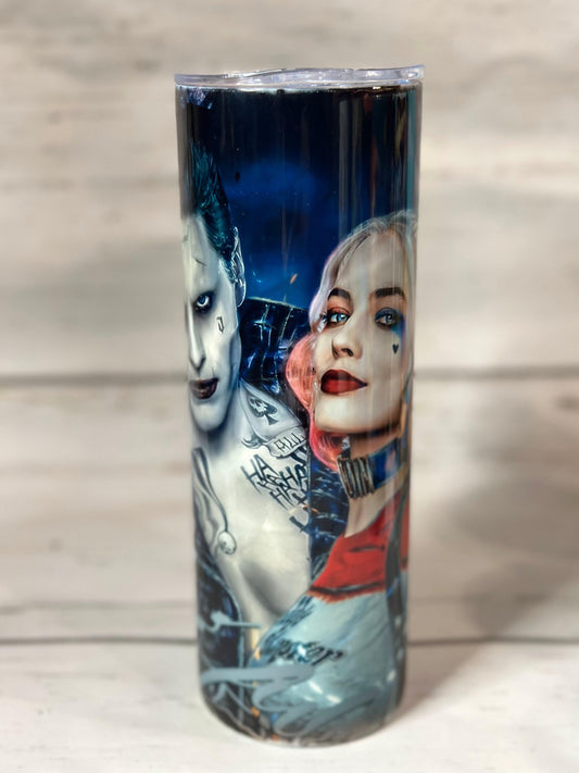HQ and Joker || Sublimation Tumbler || Stainless Tumbler - Sassy Self Defense